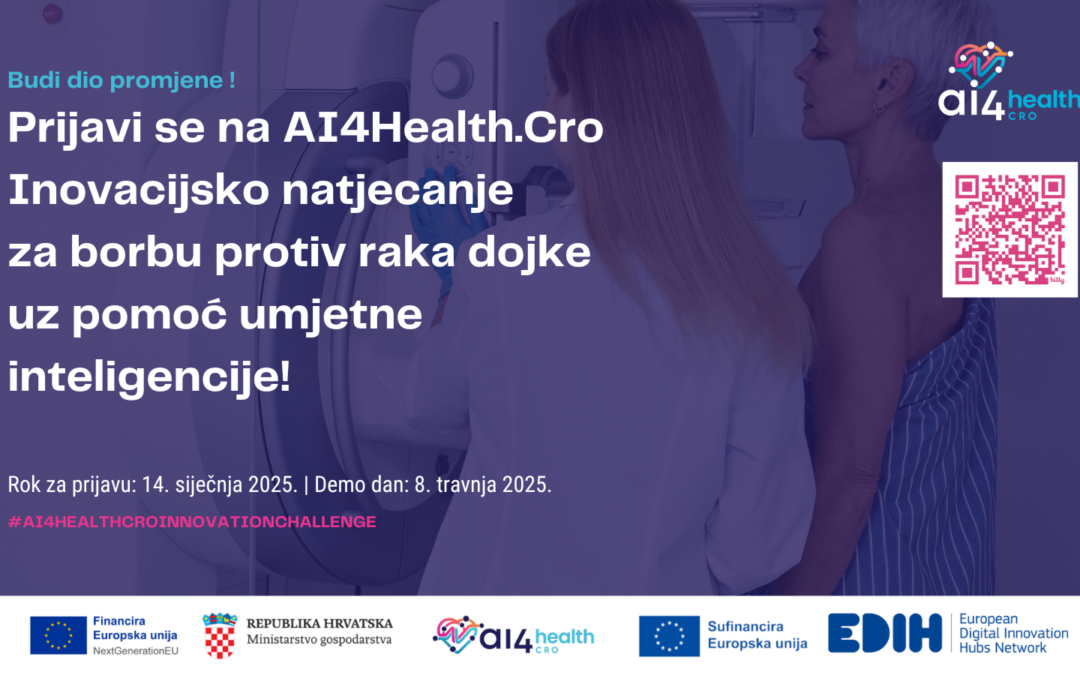 Centar AI4Health.Cro pokreće inovacijsko natjecanje za borbu protiv raka dojke pomoću umjetne inteligencije